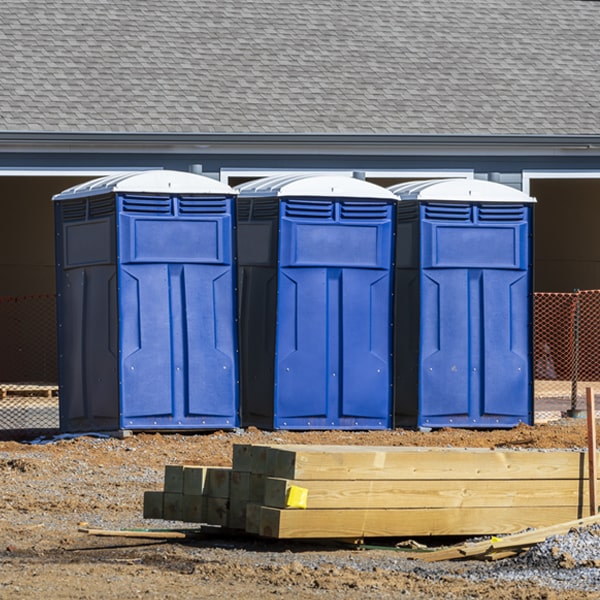 what is the expected delivery and pickup timeframe for the portable toilets in New Hartford New York